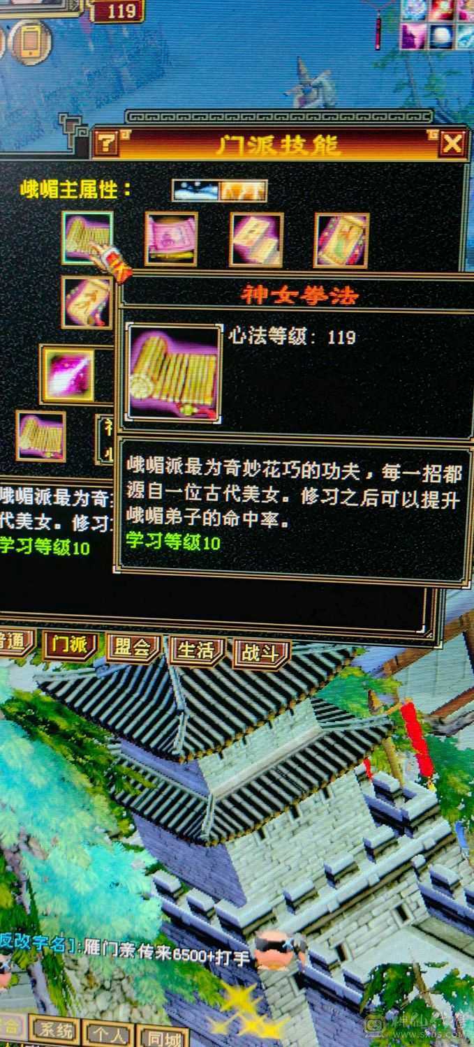 五十万血全能峨眉，能当打手能抗揍。少林克星