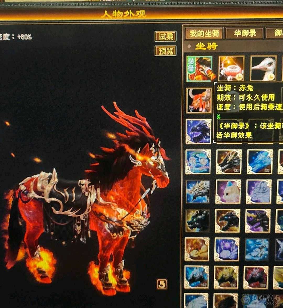 『晴天推荐』满5减抗690，赤兔坐骑，身上宝宝全带4500+附体