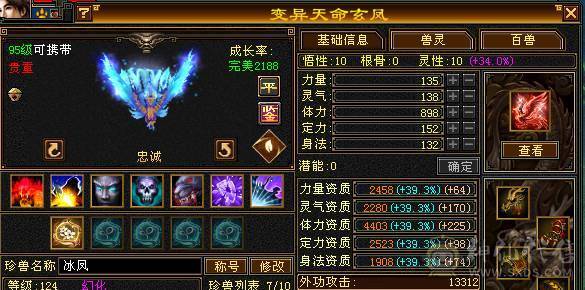 无敌丹6体6属6身法，长风，899武魂，冰火玄三修，通脉90心络已点，外观巨多