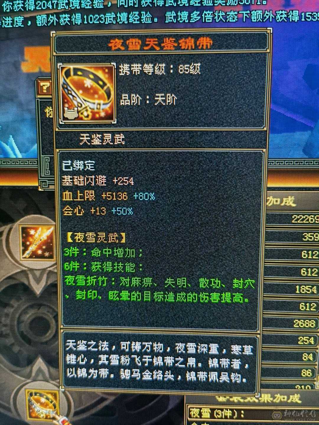 极限6级满心法满修炼高会心高命中和闪避，打架爽的很