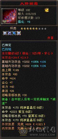 小极限6级天山 64W血 三杂抗 坐骑多 时装多 伤害高