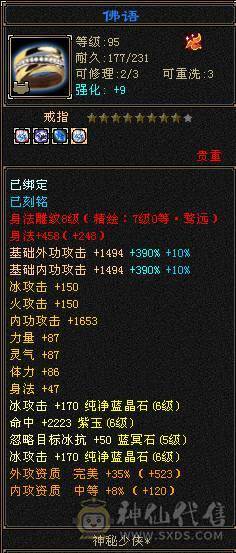 小极限6级天山 64W血 三杂抗 坐骑多 时装多 伤害高