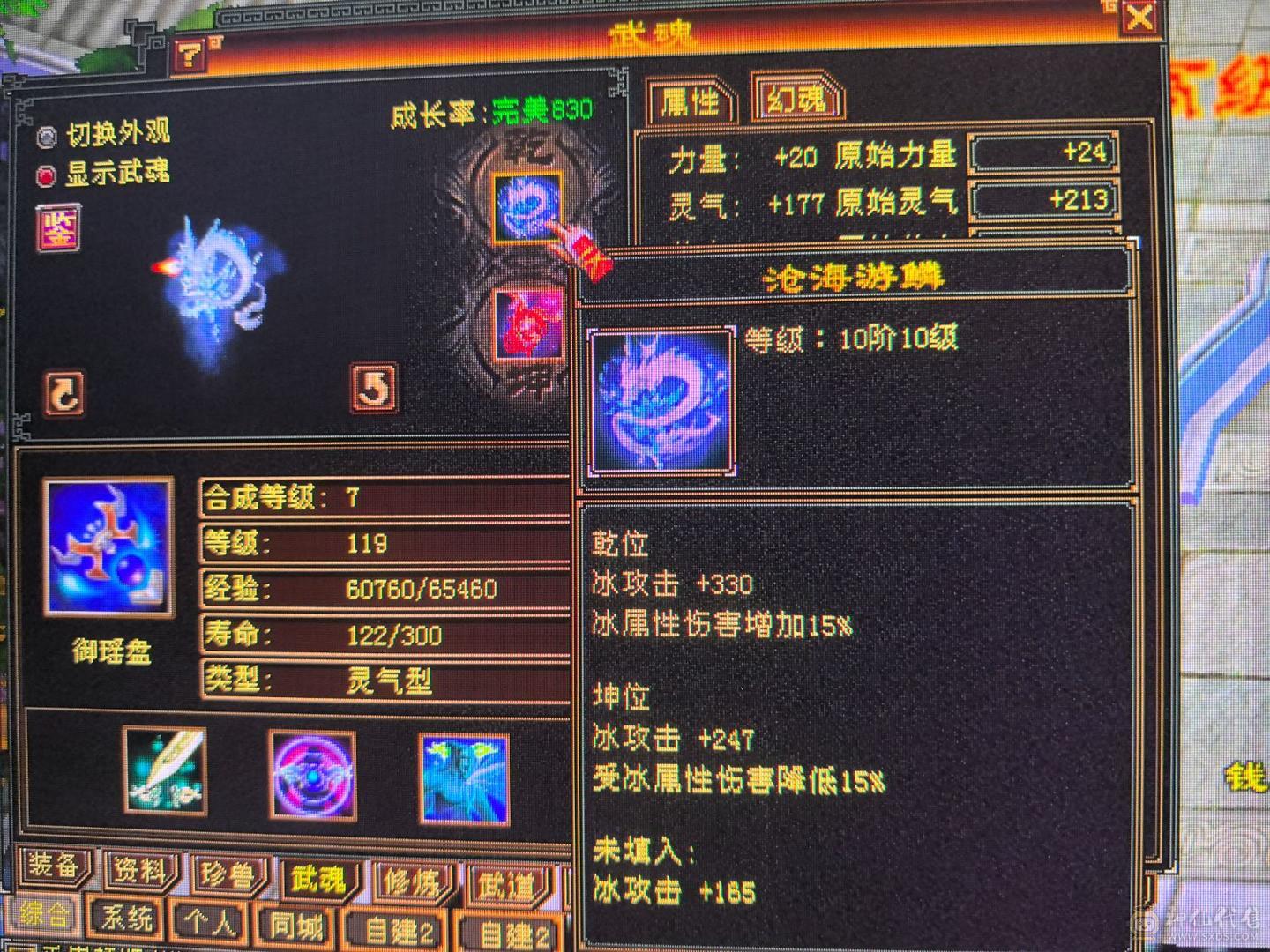 6体8雕59w裸血裸冰抗1000+70多件时装 6000多绑元