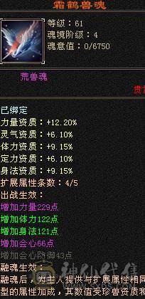 找沧海  6神满6体6属6命中6身法满8雕新雕文6带5面板吃了个5级火精华武镜100级时装幻世够用  神兽可以锁6