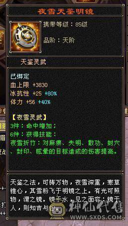 【邀月推荐】6级大冰抗星宿 武境， 新雕 实时更新  带极品50灵  