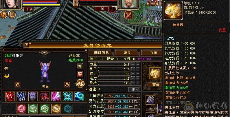 总属9000+五神暴力天龙