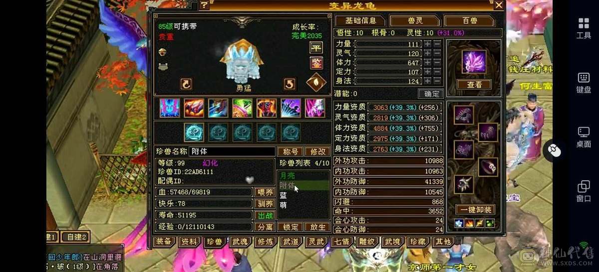 能加能打细节峨眉4000加属性