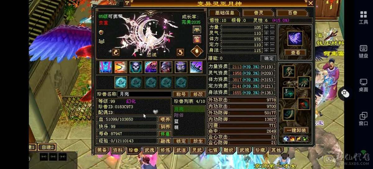 能加能打细节峨眉4000加属性