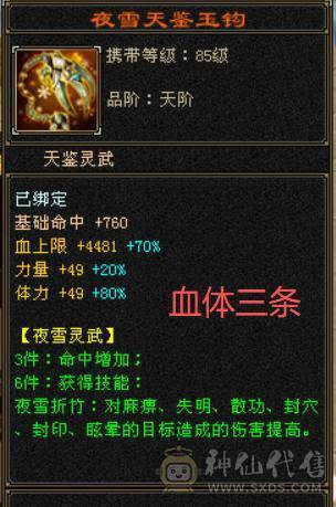 【6弟推荐】退游带孩子了，便宜甩了。稀有6神冰天龙，总属性1.1W。近千减抗，带4600外功护体