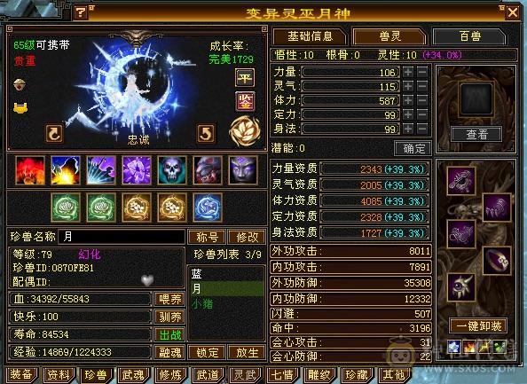 冰火玄内4修双抗满6防具气武当，6级精绘，秒价了