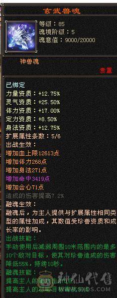 👑👑予予推荐：7属7体10雕纹 三修星宿  5.5阶神 极品装备    大完美19下限  雪猿坐骑  站撸小炮台  高伤害。