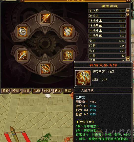 满6骨翼天山，外观拉满，伤害拉满，大8星血衣，细节拉满。