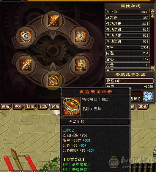 满6骨翼天山，外观拉满，伤害拉满，大8星血衣，细节拉满。