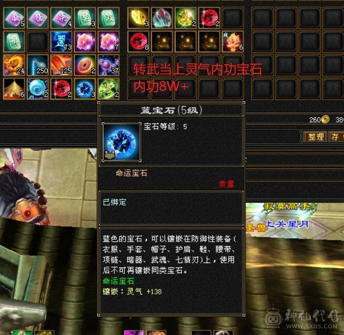 【六弟推荐】5神白虎，裸70W血+6000+属性，十几颗6级石头，火炕800+，简单提升过千火炕，带的灵武宝宝都很精品，夜雨断桥都有