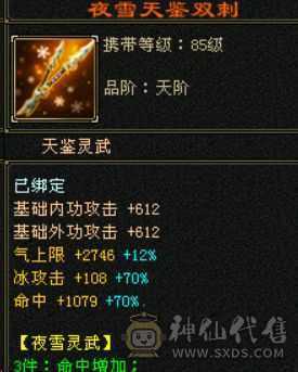 更新了一下面板，气武当成套灵武，懂的都懂，减伤拉满，配置满5石头硬，不需要任何投资上手直接玩，6级号随便打