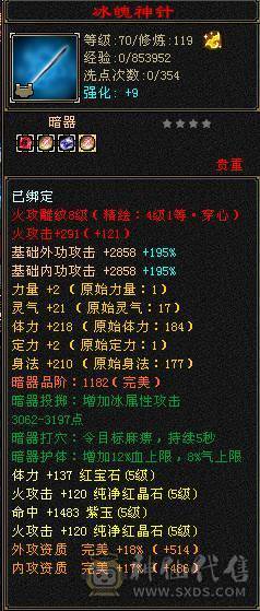 满5满8雕 完美5神逍遥装备细节