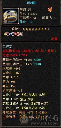 满5满8雕 完美5神逍遥装备细节