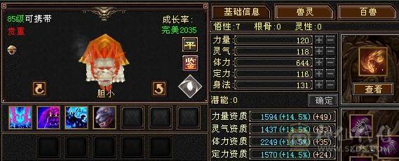 【邀月推荐】6250裸属3修，5神增伤天山，带替换减抗灵武825减抗