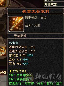 对比全服，两千出头性价比最高五级号！神荒面板都有，图片没更新，目前面板更佳，会心命中流4修+超高内外攻+金箍棒+紫霜星剑