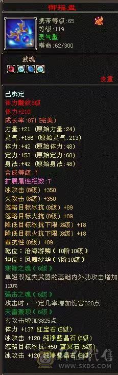 外观天花板：赤兔+15把3级幻视+37件衣服，极限满5减，冰火内血4修，新雕文5级，唯一的不足就是不需要在投资