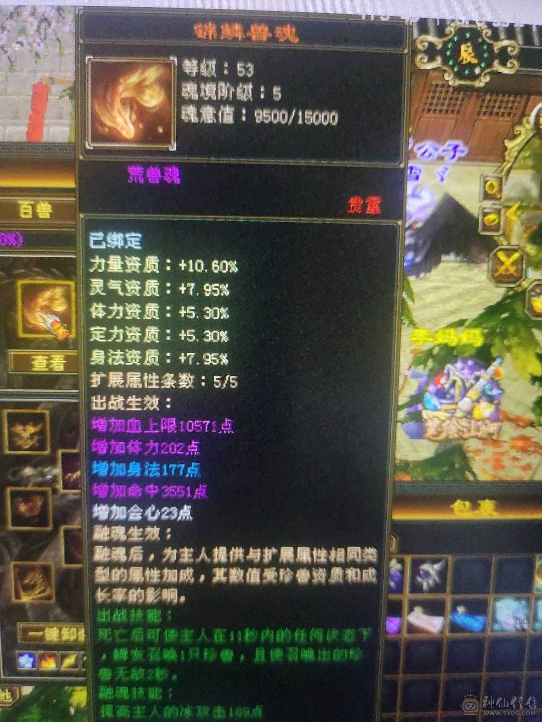 满5身法天山