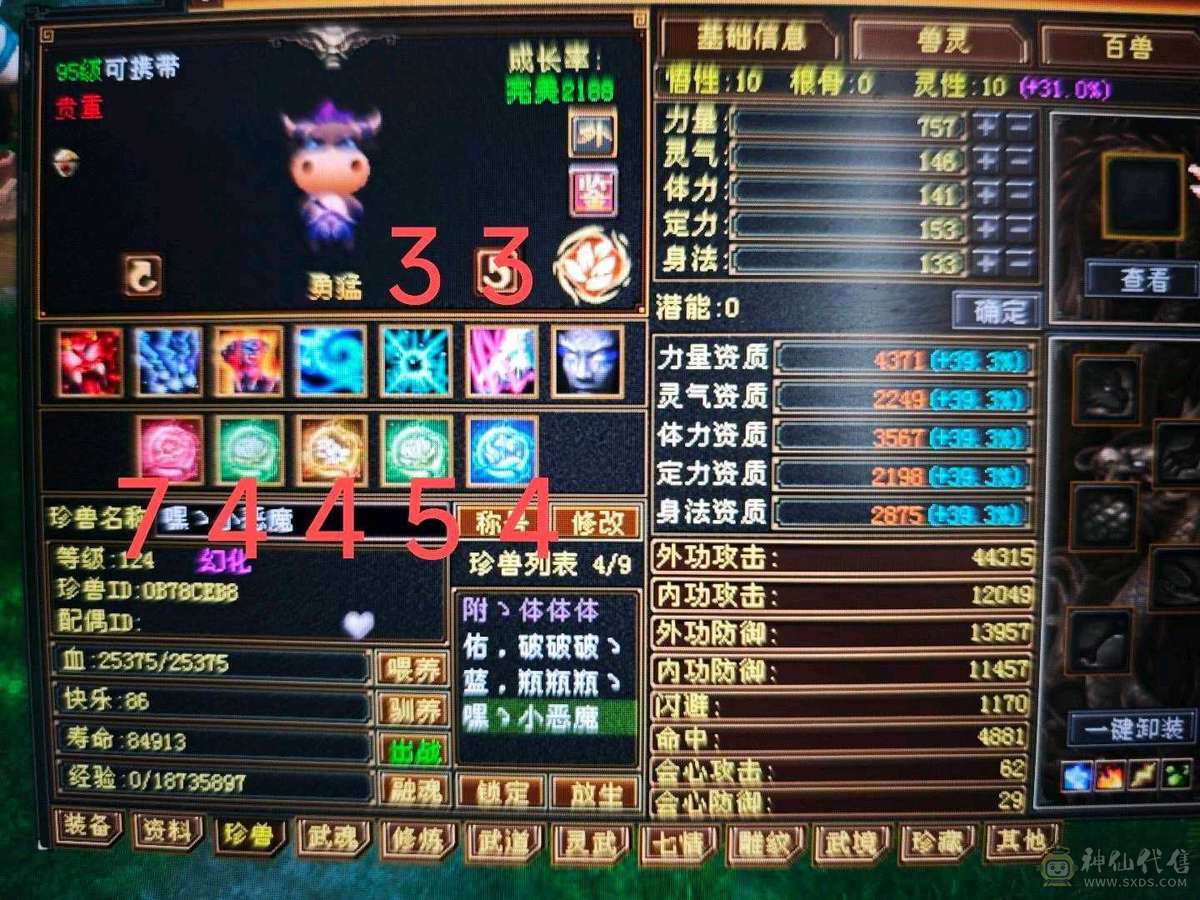 红熊王、金箍棒、满六体半六属性精品上千毒抗的四抗少林 能抗能打