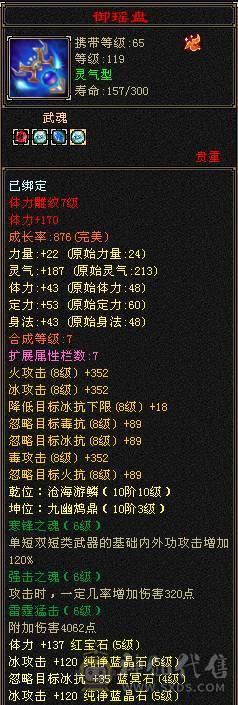 武境心络都130级   裸面板没磕药  很多幻视  服装