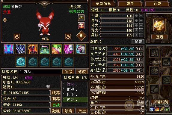 武境心络都130级   裸面板没磕药  很多幻视  服装