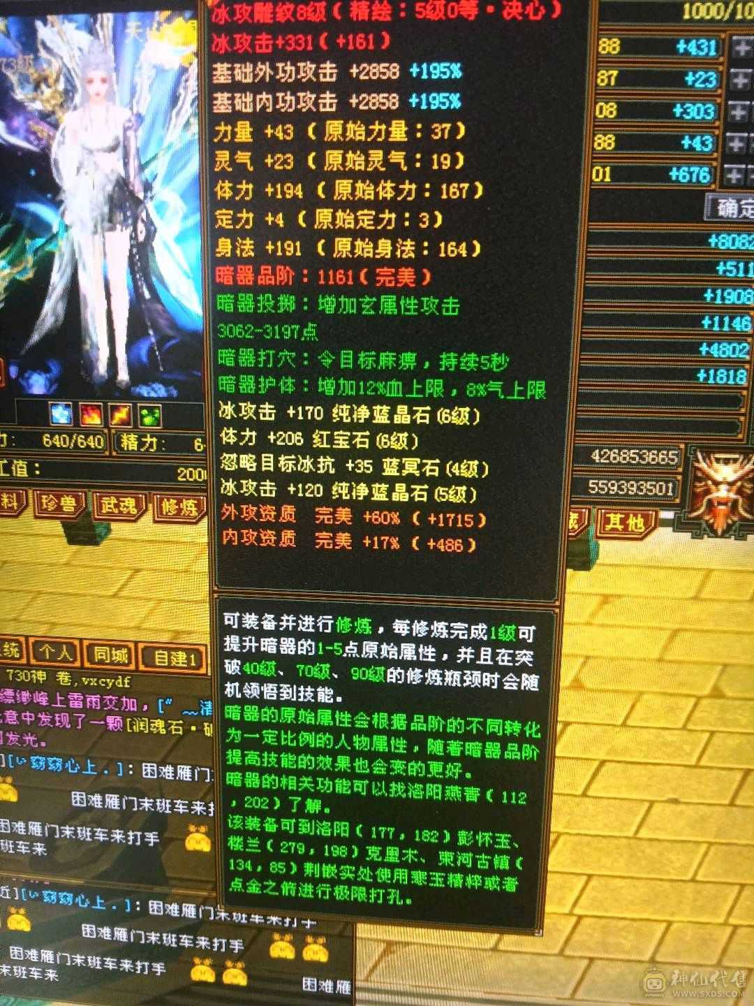 外观拉满，不清东西，石头扎实，宝宝26级兽灵。时装背饰幻视周年庆坐骑坐骑