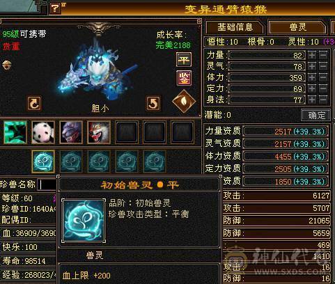高血高抗、10级盟会、多时装多幻视、5神6荒、玄武朱雀稀有魂录