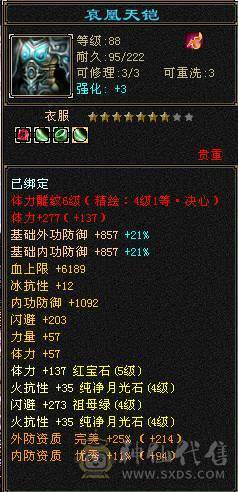 帅气时装3级配饰  幻视  已打造好可转少林 
