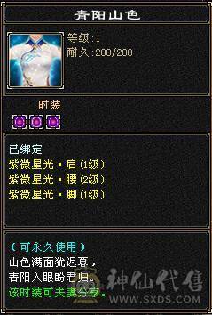 帅气时装3级配饰  幻视  已打造好可转少林 
