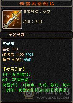精品 天山  命中 会心 血 全强9 精会5  纹刻5 