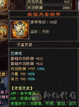 裸属性 7200+三修满6体6属6抗满8雕文新雕文属性5其他4 