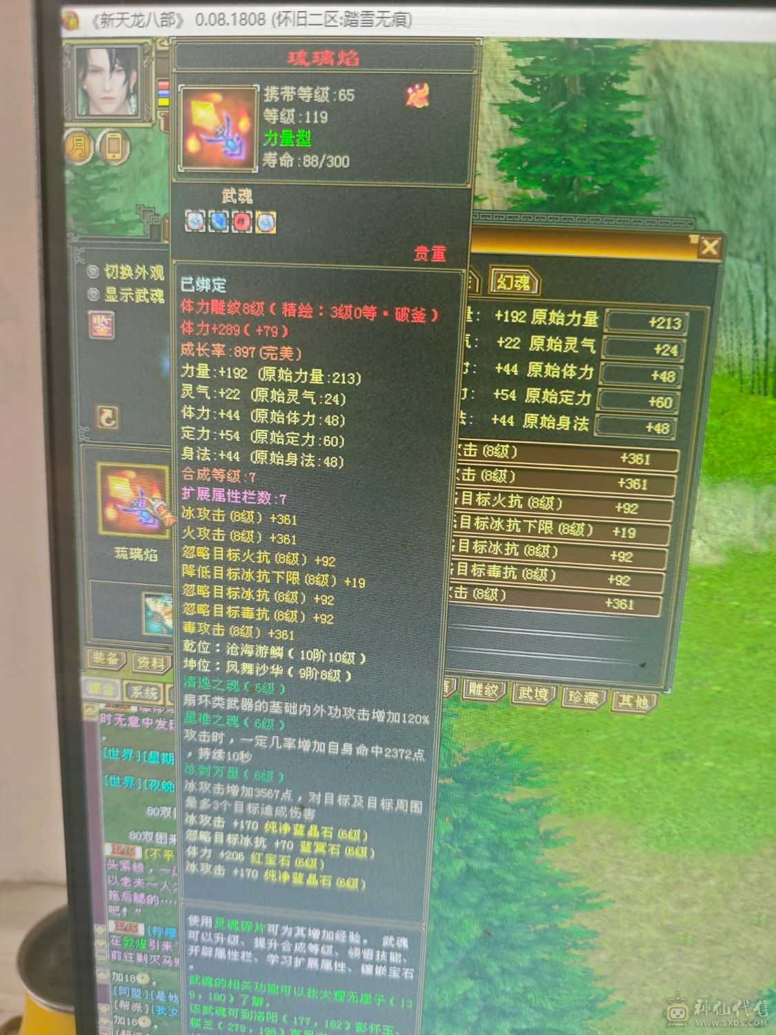 满6 6神天山  7900+裸属  1100减抗  600玄抗   双永久坐骑 到手不需要投资  