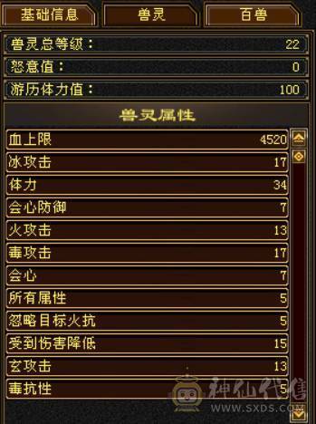『晴天推荐』四修火7605+冰1504+玄1703+毒1840 总属1W2! 六阶神 豪华衣柜 带赤兔