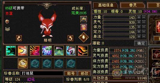 6带5逍遥，属性、血量、命中全够用，无忧无虑的做个生活玩家