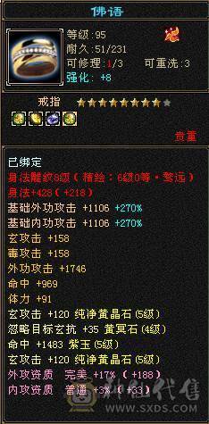 【野王推荐】版本强势三满6级千毒抗少林，血量满状态，105万血！极品灵武，极限能抗5神，老雕8新雕6，时装背饰多多，红熊王