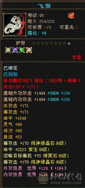  『晴天推荐』6神 满6减 满8半9雕 57W血 冰火毒三修 507会心 武境通脉149+140 盟会10 豪华外观 赤兔坐骑 幻饰4排