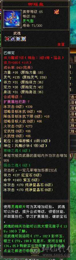 气武当6体力6属性6定力极品装备