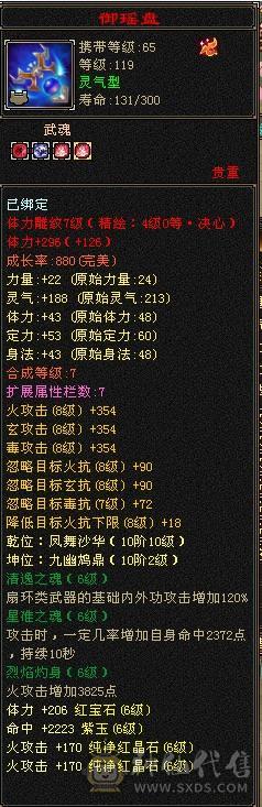 6665三修细节逍遥 5神 金箍棒4级 大雪猿坐骑 打造提升空间很大 