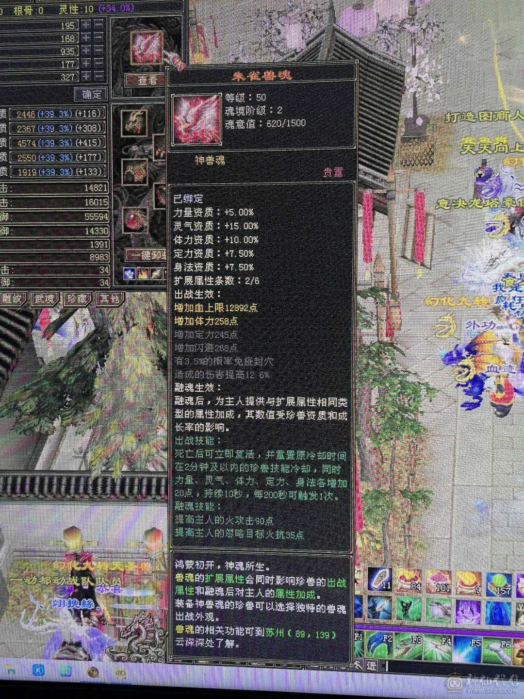 裸属8800六带12个七星宿，三永久坐骑，有内外大完美武魂带50攻击宝宝