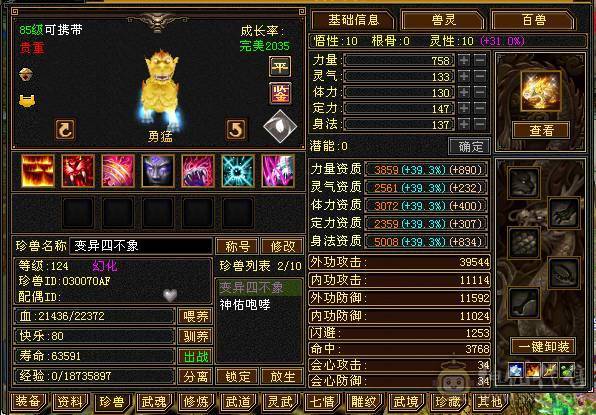 6神极限7666超高内功曼陀，还有几个10级雕文，没有一个5级宝石，血超多，大毒抗副玄抗三修大曼陀