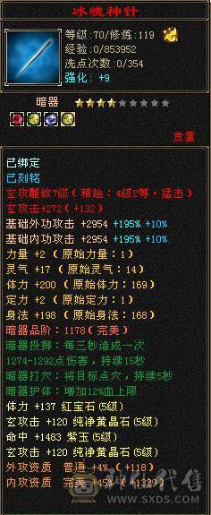 冰玄双休 伤害爆炸 850冰抗 抗死冰属性打手