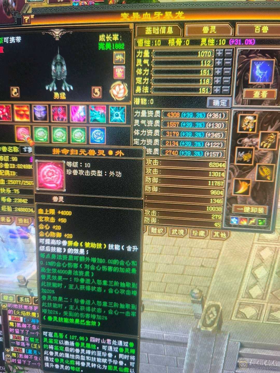 低价出带50灵外功，和拼命10顶变电龙3只宝宝不玩随时回本