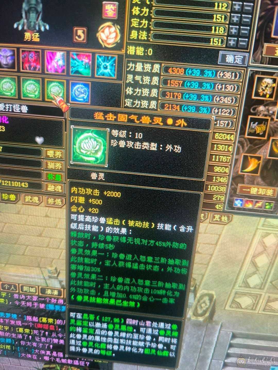 低价出带50灵外功，和拼命10顶变电龙3只宝宝不玩随时回本