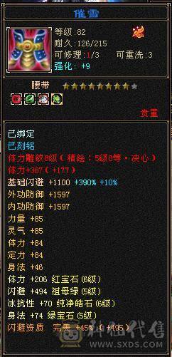 卖个外观钱，号等于送，6神，总属性11600  裸面板