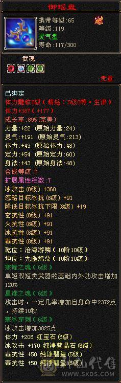 6神峨眉，四抗，火炕1200+，毒抗1100，玄抗850，冰抗1200，四套抗随意切换