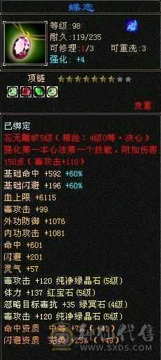 9盟会，主属性5688。高资质附体，还有4200+外功26级