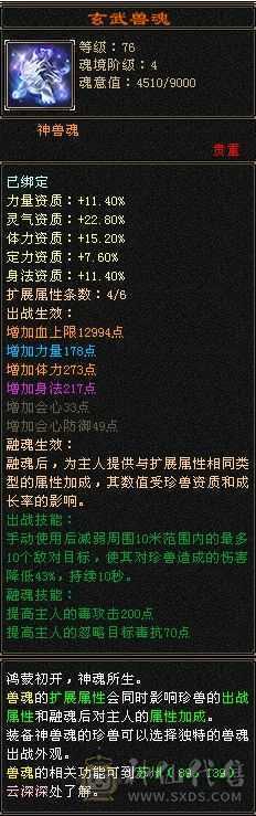 9盟会，主属性5688。高资质附体，还有4200+外功26级